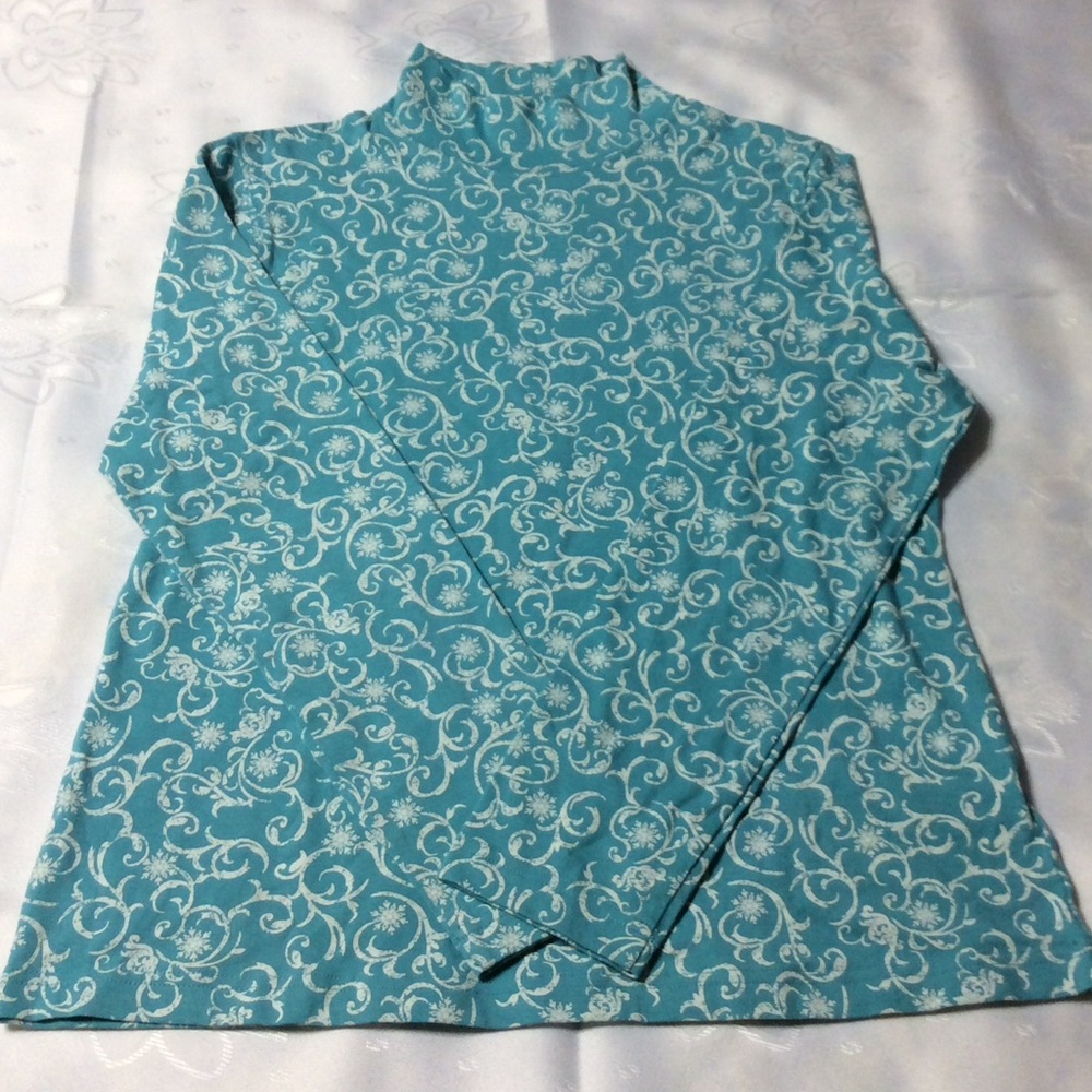 🎄🎁Croft&Borrow Snowflake Turquoise Top